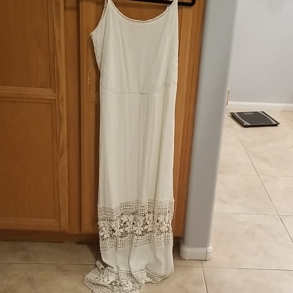 White long dress